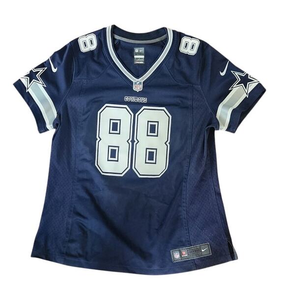 Dallas Cowboys #88 Bryant Football Jersey Women's Size Large Nike - Picture 1 of 5